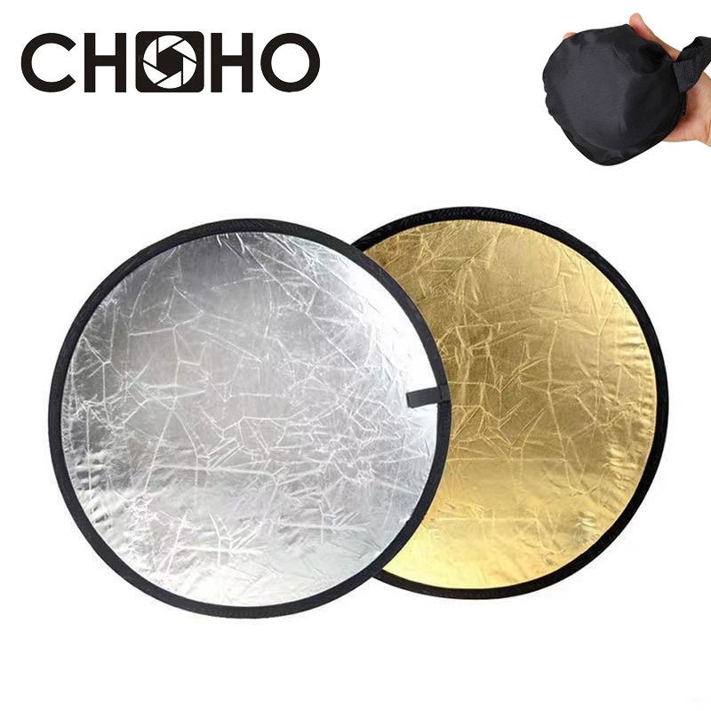 Reflector Disc Silver - Refletir refletor 30cm handhold 2 em