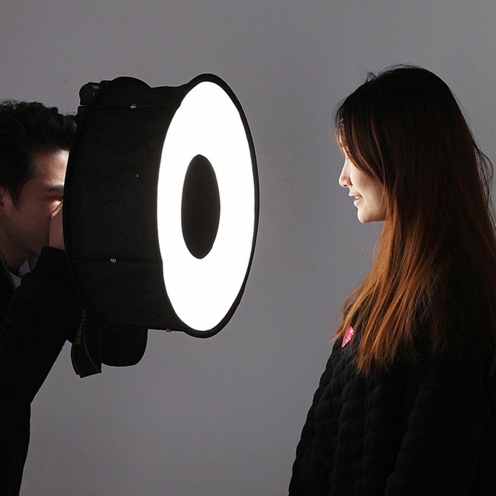 Photography Lighting Styles - Softbox Redondo de 45cm para Flash