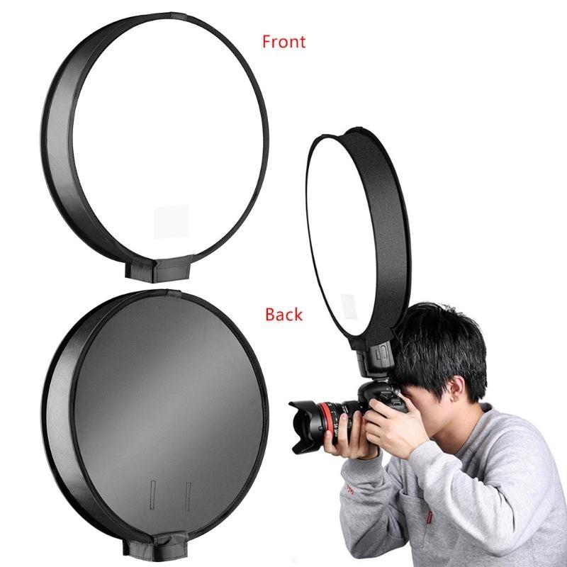 Softbox Portable Strip - Mini softbox redondo universal de 30cm/40cm,