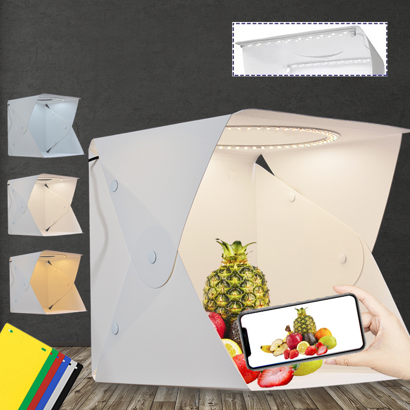 Softbox Portable Strip - Mini cabine de foto dobrável softbox