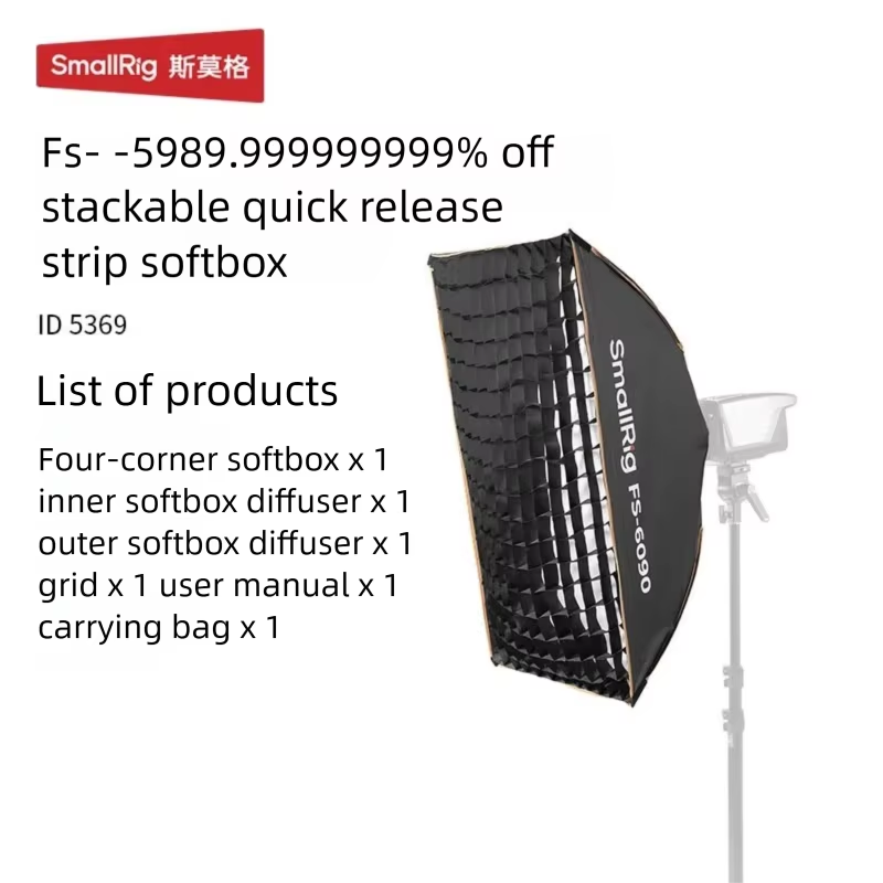 SmallRig Softbox com Montagem  - Softbox Portable Strip avaliação e preço