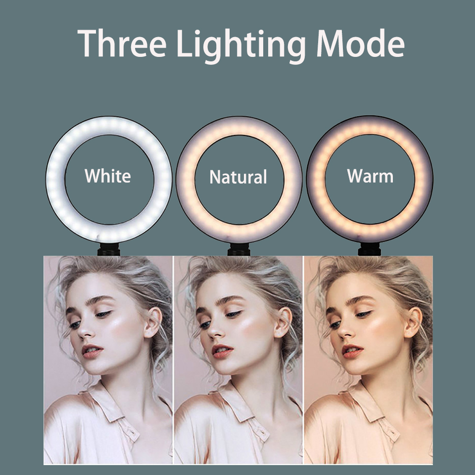 Anel de luz de 6 polegadas com - Photography Lighting Circle avaliação e preço