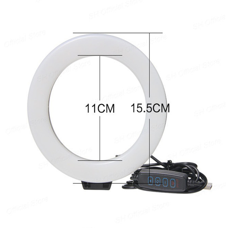 Anel de luz de 6 polegadas com - Photography Lighting Circle avaliação e preço