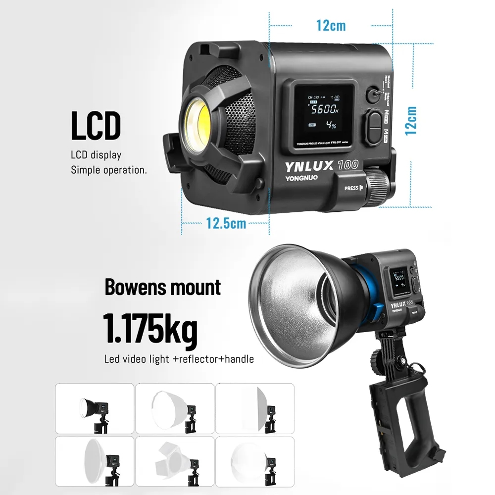 YONGNUO YNLUX100 100W 3200K-56 - Photography With Lighting avaliação e preço