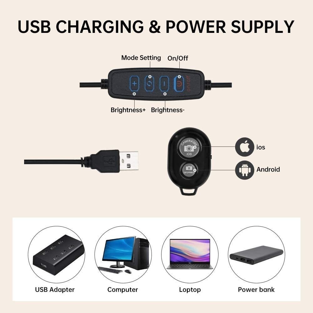 Anel de iluminação led para se - Photography Lighting Circle avaliação e preço