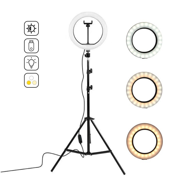 Anel de iluminação led para se - Photography Lighting Circle avaliação e preço