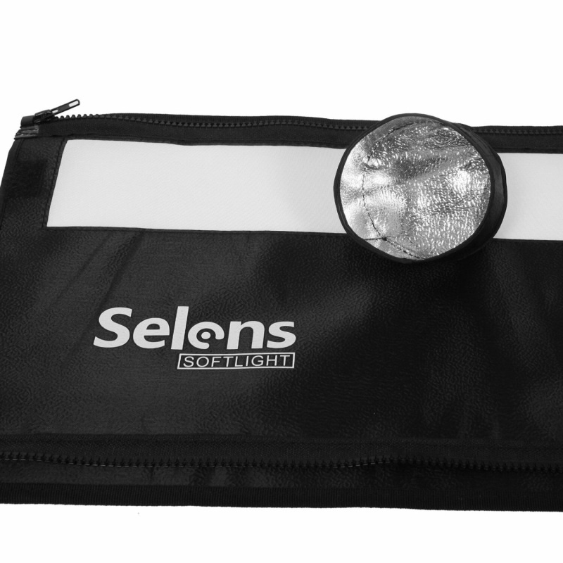 Selens-Portátil Hot Shoe Flash - Softbox Portable Strip avaliação e preço