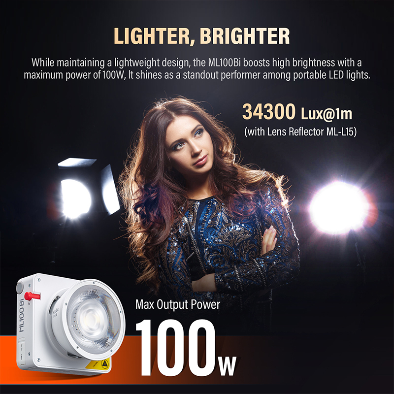 Godox ML100Bi/ML100R Bi-Color  - Photography Lighting Styles avaliação e preço