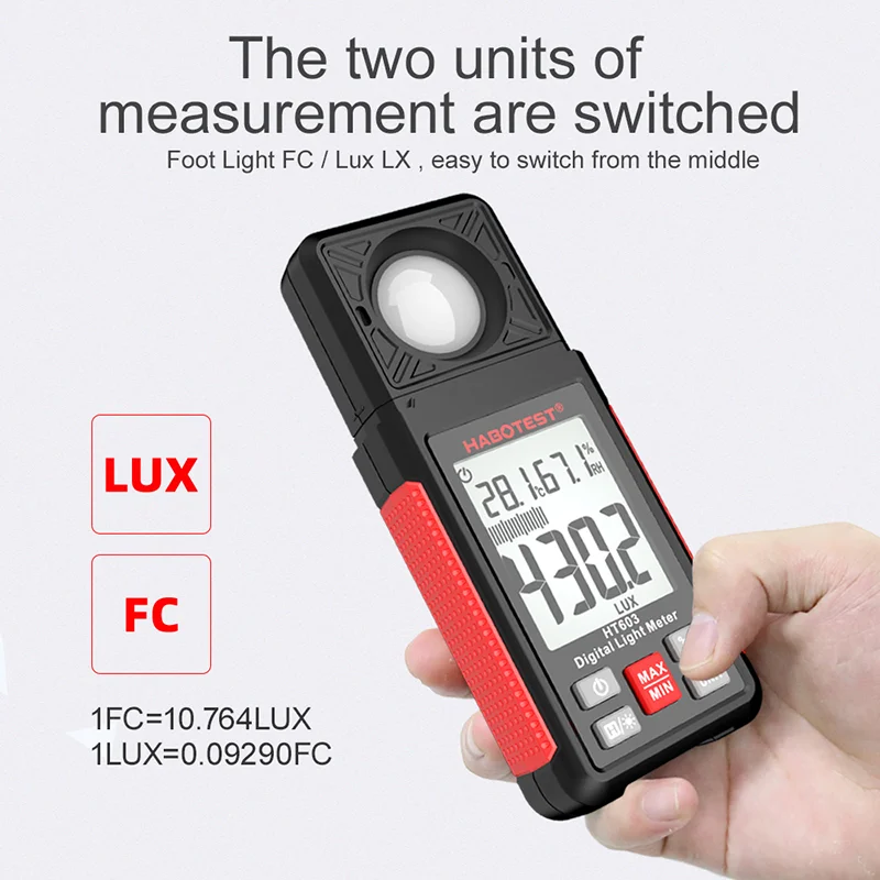 Medidor de Lux Digital HT603 0 - Photography Lighting For Indoor avaliação e preço