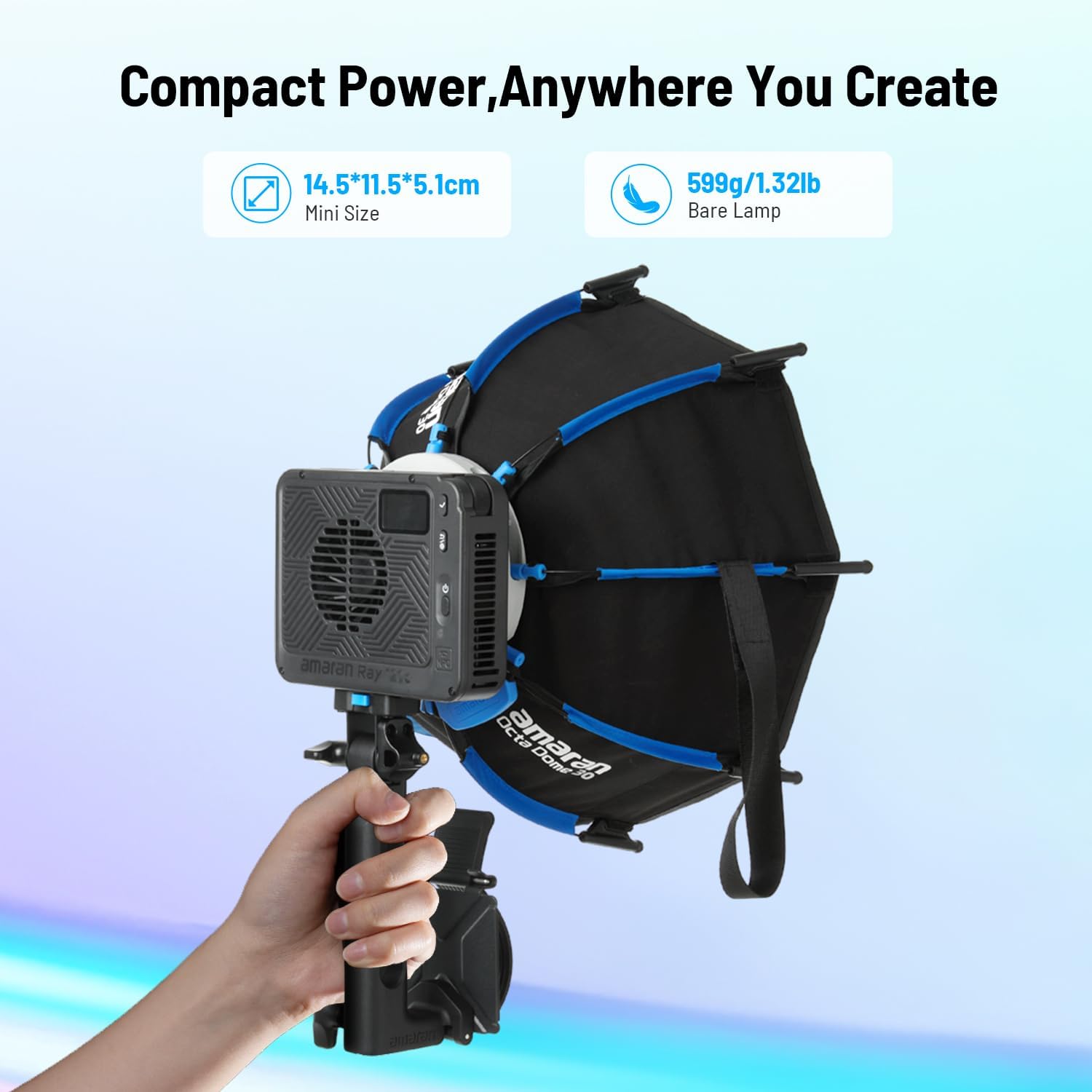 Luz de Vídeo LED RGB de 120W,  - Photography Lighting Bag avaliação e preço