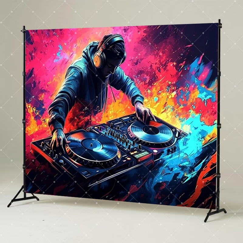 Decoração de Festa Hip Hop com - Photography Lighting Backdrop avaliação e preço