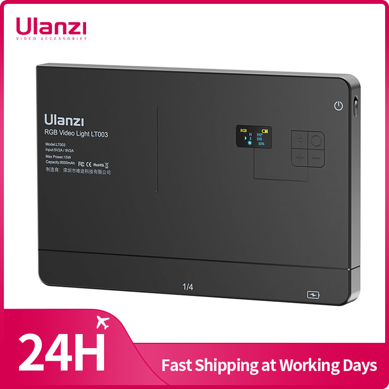 Ulanzi lt003 15w rgb luz de ví - Photography Lighting Styles avaliação e preço